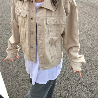 *Unisex* Herringbone Trucker Jacket