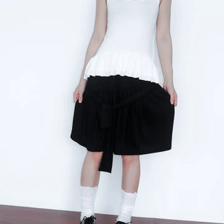 aio layered cancan sleeveless