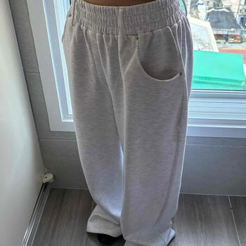 Loose-fit Wide Daily Casual Long Pants