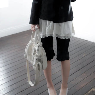 Day petal frill capri leggings