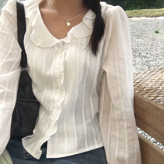 Romantic Frill Blouse 1 color