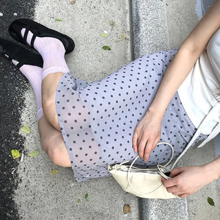 Dokko Dot Midi Skirt
