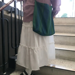 Fly sway long skirt