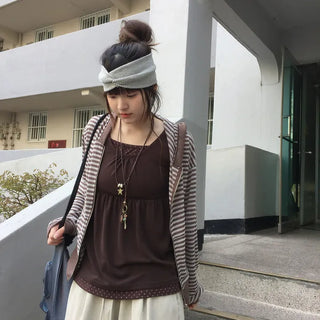 Saru Dot Layered Sleeveless