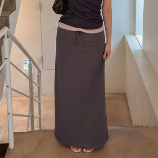Ueple maxi long skirt