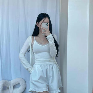 Strap-Fitted Plain Daily Sleeveless