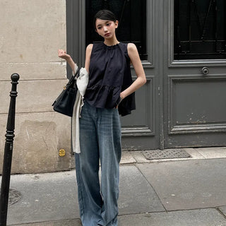 Ed ST Denim Wide Pants