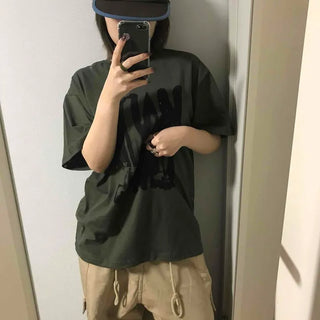 Graphic Oversized Casual Daily Short Sleeve T-shirt