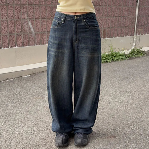 Potes Summer Denim Wide Pants