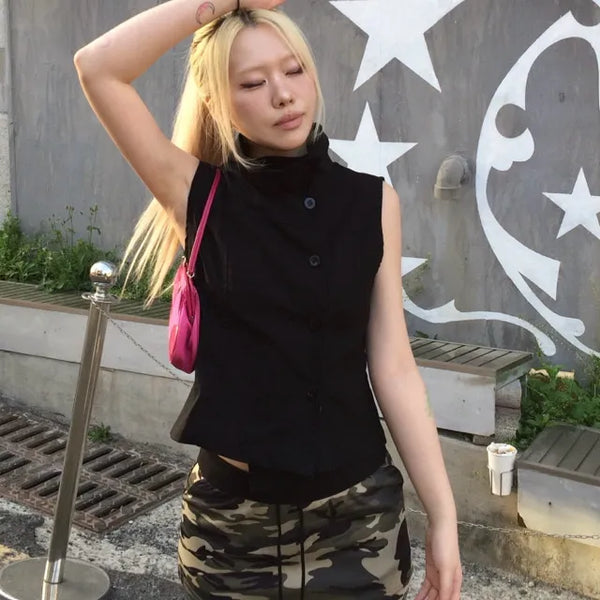 military mini skirt