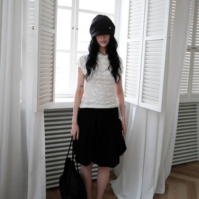 Two-way flare skirt (2 colors)