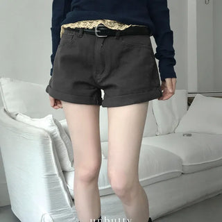 Sido Roll-up Cotton Shorts
