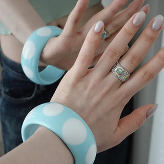 Blue Dot Bangle