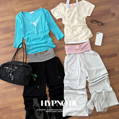 [MADE: In-house Production] Training Folding Wide Pants [Petty/Long ver]