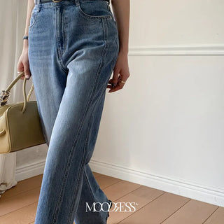 Melin Side Cut Wide Denim