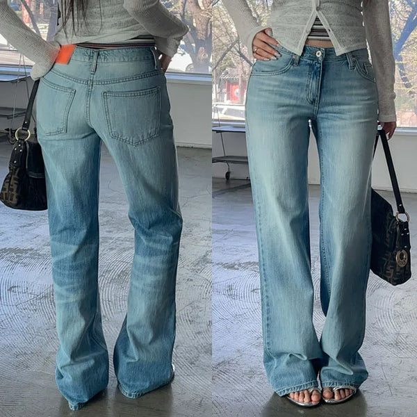 Trimal Raw Denim Straight Pants