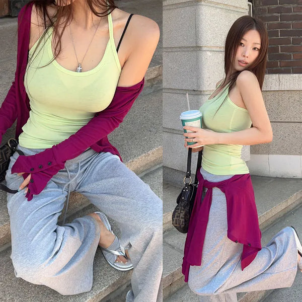 Teipo halter tank top
