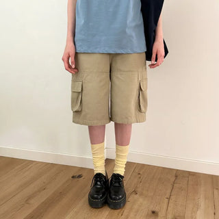 Ground Cargo Bermuda Cotton Pants