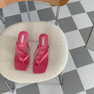 Flip-flops, sandals, heels