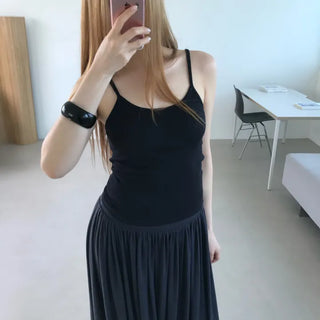 fitted ribbed tank