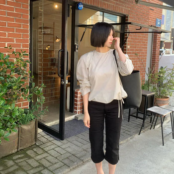 Cozy String Blouse