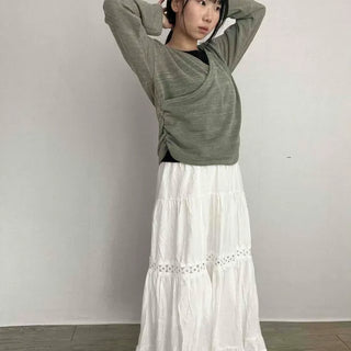 Loose Fit Plain Daily Long Sleeve Hoodie