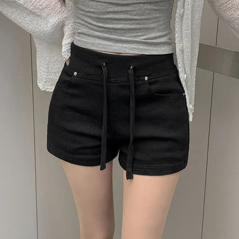 Running Low-Rise Hip-Padded Elastic Waist Shorts