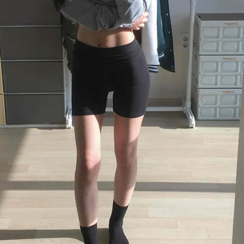 Slim Fit Skinny Sporty Pilates Shorts