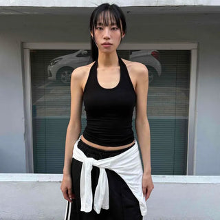Slim Fit Plain Sporty Casual Sleeveless