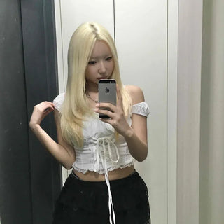 See-through Layered A-line Daily Mini Skirt