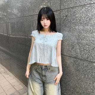 Washed Wide Loose Fit Daily Shorts