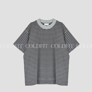 heavy striped T-shirt