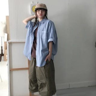 [UNISEX] COS Oversized Pigment Short Sleeve Shirt