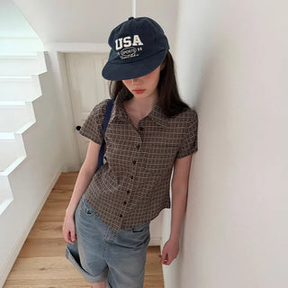Todo Check Short Sleeve Shirt