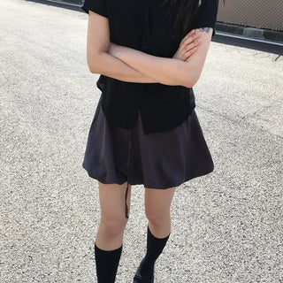 Striped Pumpkin Skirt