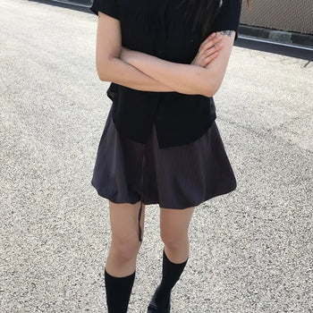 Striped Pumpkin Skirt
