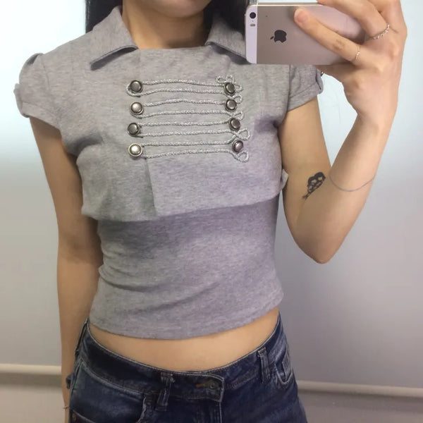 Slim Two-Piece with Unique Shoulder Pad Detail / Vintage Pinterest Look Summer Bolero Strappy Sleeveless Adjustable Length