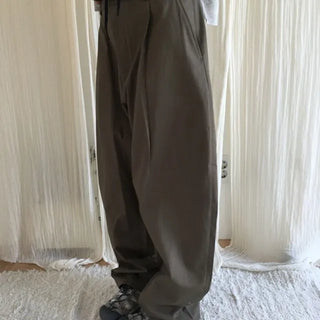 Herringbone Barrel Wide Pants
