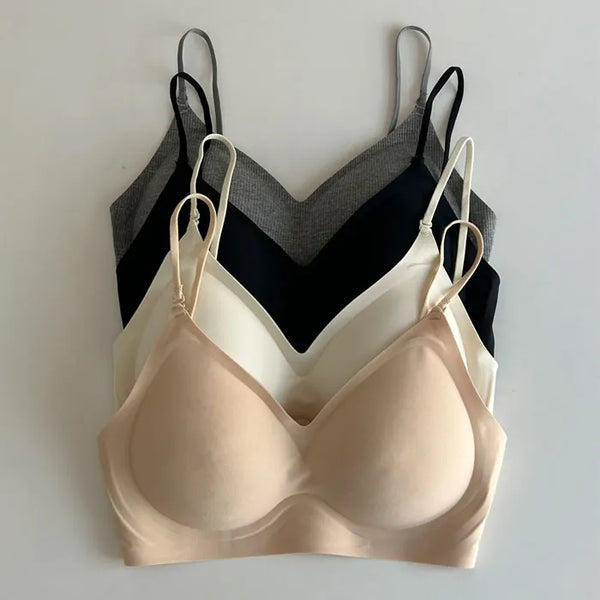 Seamless Volume Thin Strap Bra