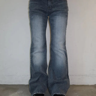 Vintage Grayish Low Semi Bootcut Pants