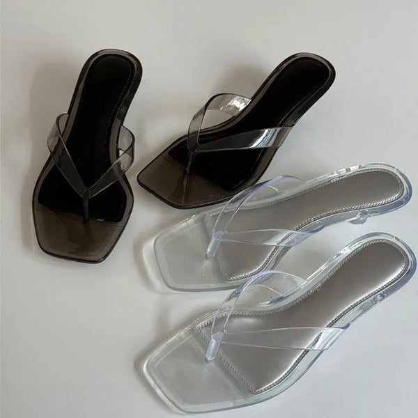 Oredy Transparent Jelly Flip-flops [4CM]