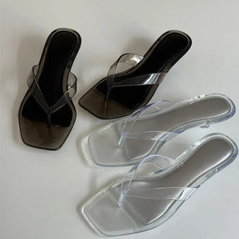Oredy Transparent Jelly Flip-flops [4CM]