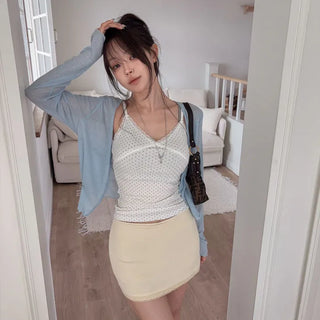 Healthy See-through Salanta Cardigan