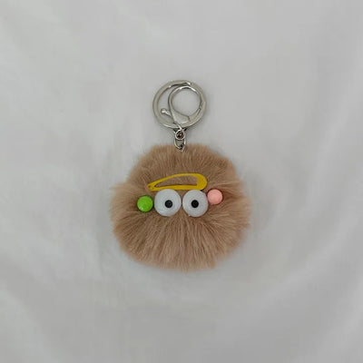 Momodust Brown Dust Doll Bag Couple Keyring