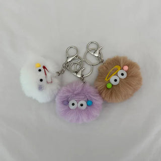 Momodust Brown Dust Doll Bag Couple Keyring