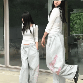 Cubic Suede Pants