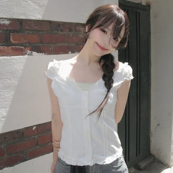 Seta Pintuck Puff Blouse