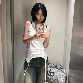 Washed Button Bootcut Daily Shorts