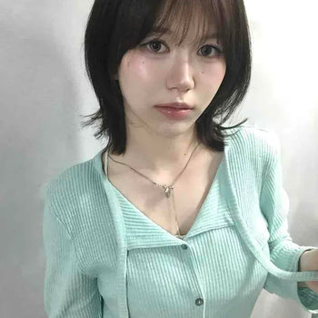 Slim Fit Plain Button-Down Long Sleeve Cardigan