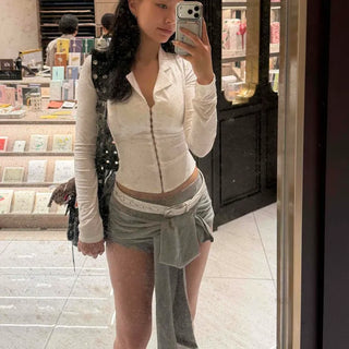 Loose Fit Shirred Daily Shorts